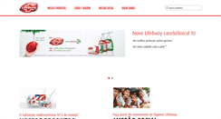 Desktop Screenshot of lifebuoy.com.br