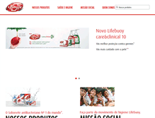 Tablet Screenshot of lifebuoy.com.br